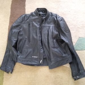 Star yamaha leather motorcycle coat